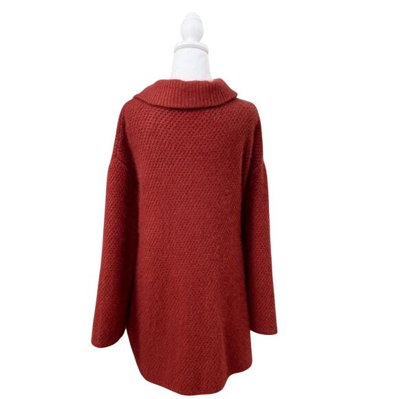 360 Sweater Elsie Wool Coat Medium Red NEW - Picture 5 of 8